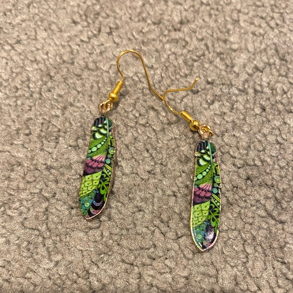 Colorful Patterned Earrings